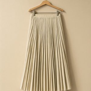 Sena Pleated Midi Skirt